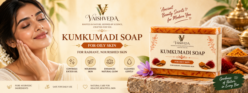 Kumkumadi Soap Banner