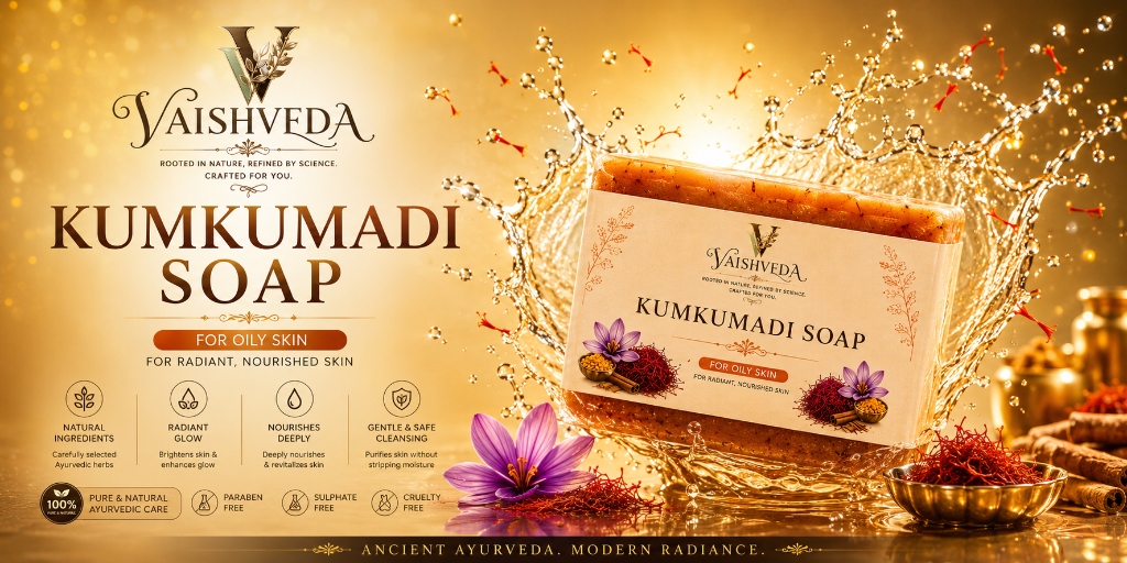 Kumkumadi Soap Banner